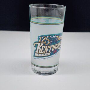 125th Kentucky Derby Glass 1999 Churchill Downs Aramark Triple Crown Winners Lis
